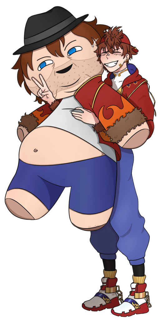 Kenji w/Kenneth Plushie