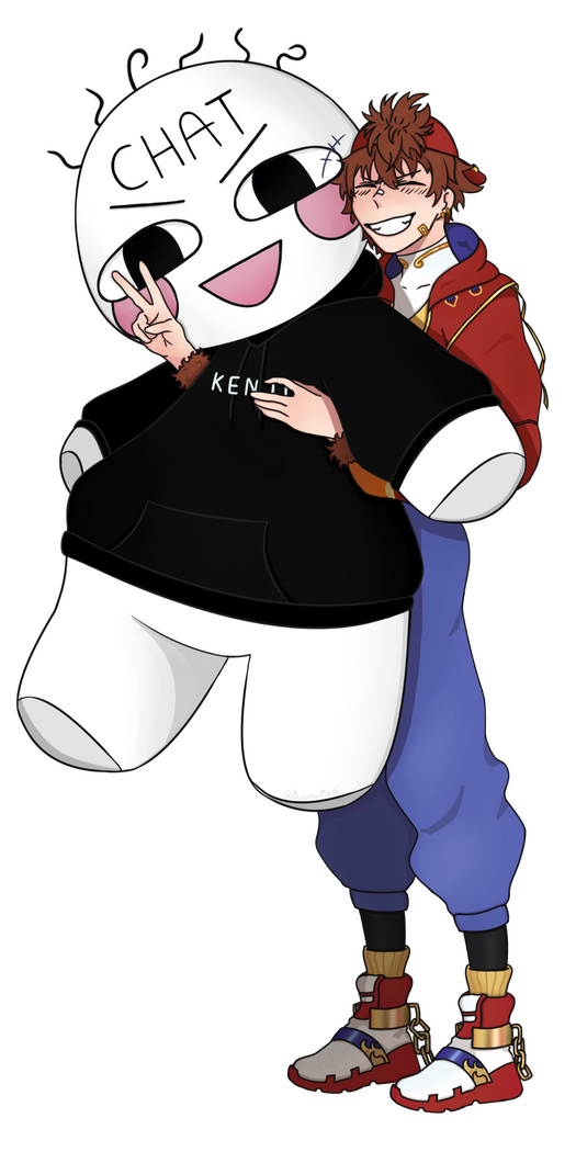 Kenji w/Chat (merch) Plushie